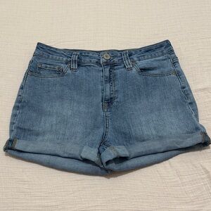 Dickies Denim Jean Shorts | Mid Rise Cuffed Jorts | Size 7/28